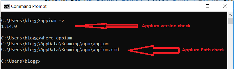 how to start appium server from command line